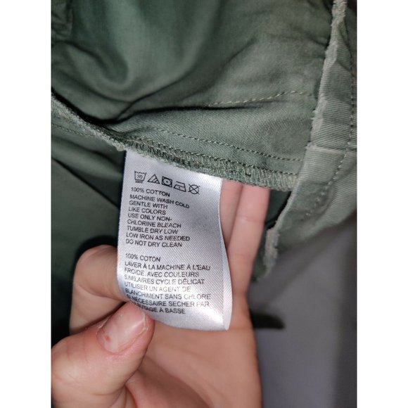 Anthro Ecote Women's XS Field Jacket Military Green Pockets Buttons Embroidered - Picture 4 of 12